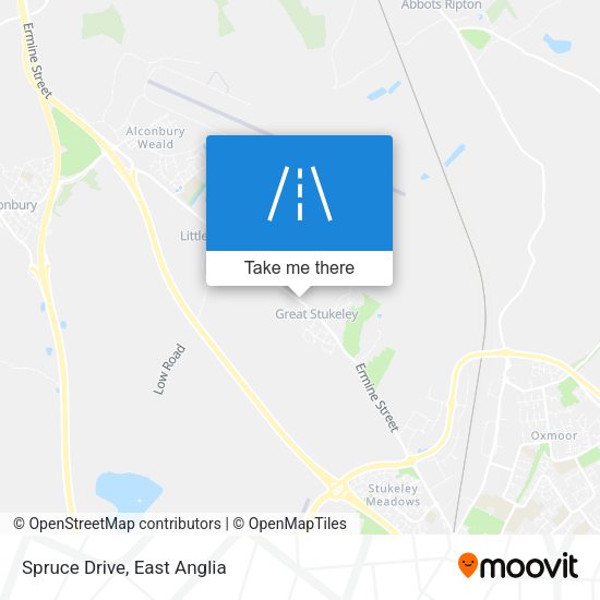 Spruce Drive map
