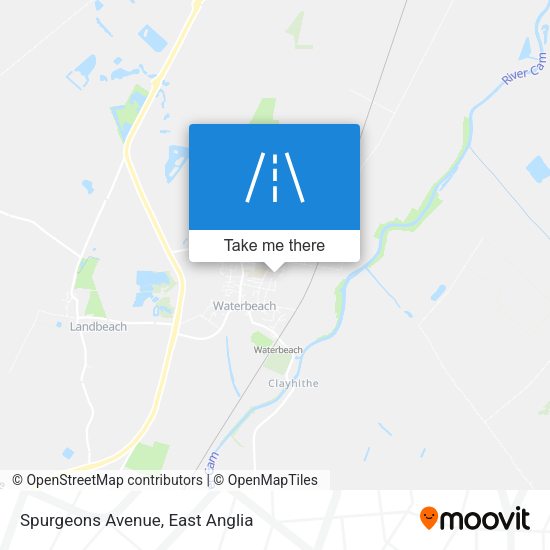 Spurgeons Avenue map