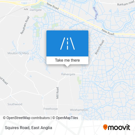 Squires Road map
