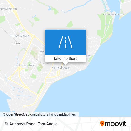 St Andrews Road map