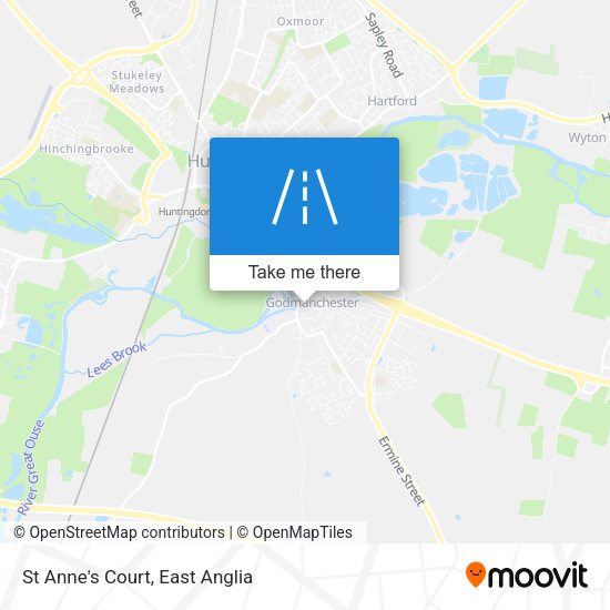 St Anne's Court map