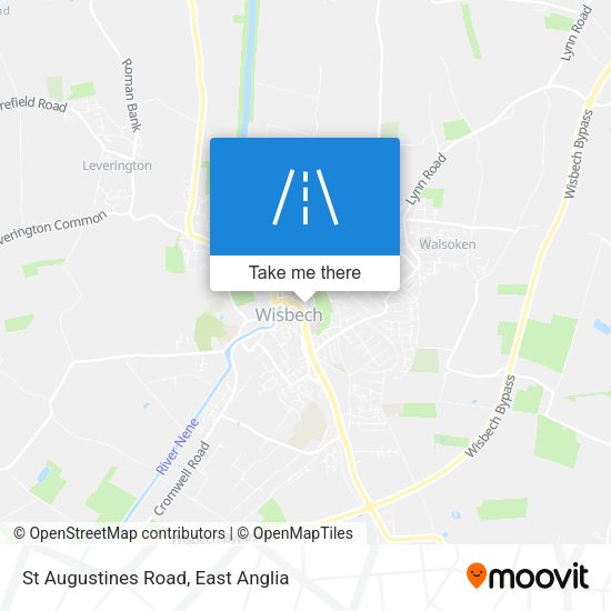 St Augustines Road map