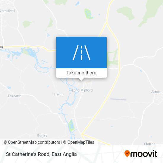 St Catherine's Road map