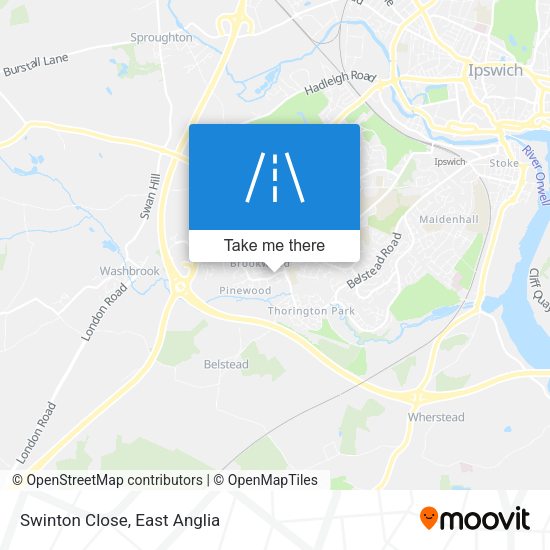 Swinton Close map