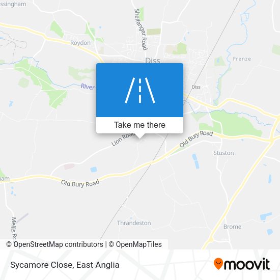 Sycamore Close map