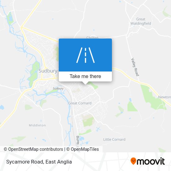 Sycamore Road map