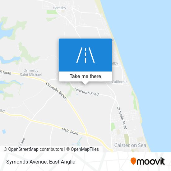 Symonds Avenue map