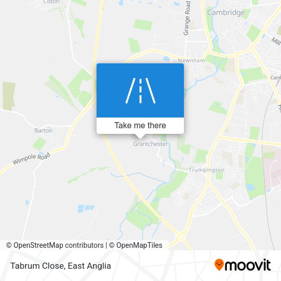 Tabrum Close map