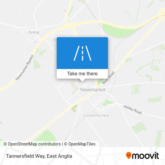 Tannersfield Way map