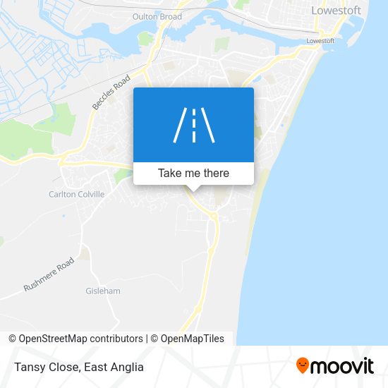 Tansy Close map