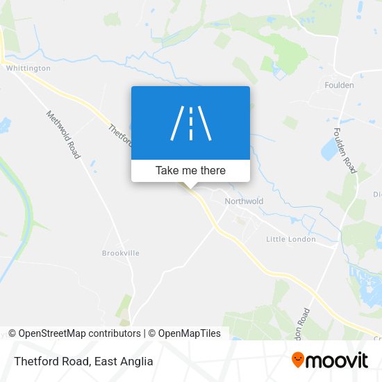 Thetford Road map