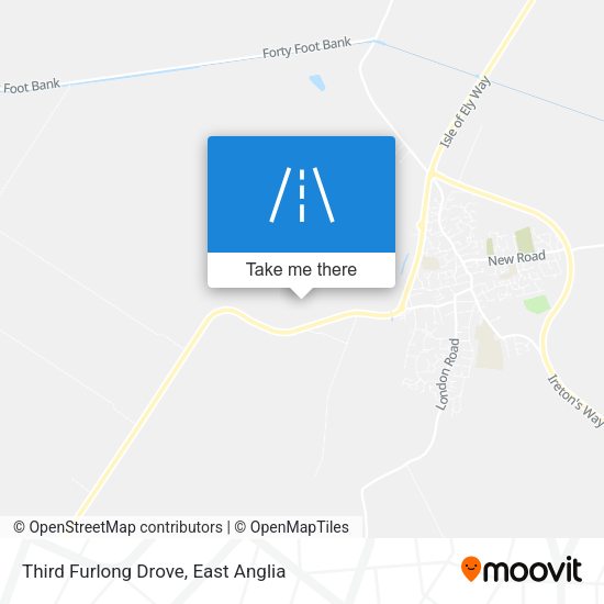 Third Furlong Drove map