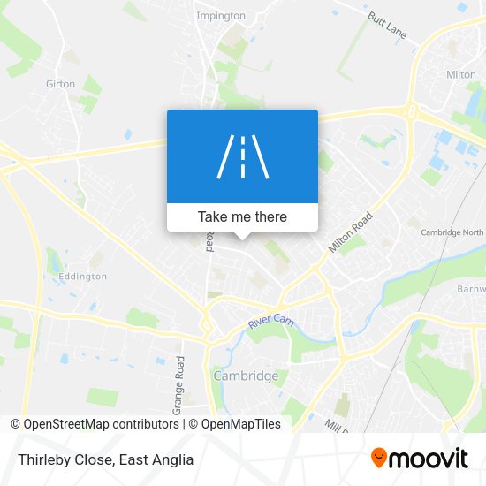 Thirleby Close map