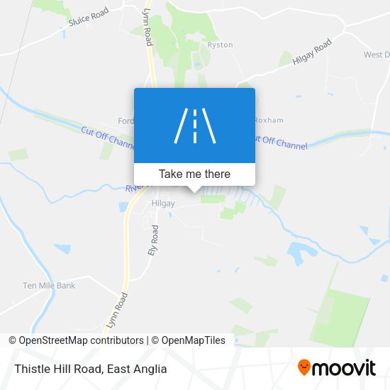 Thistle Hill Road map