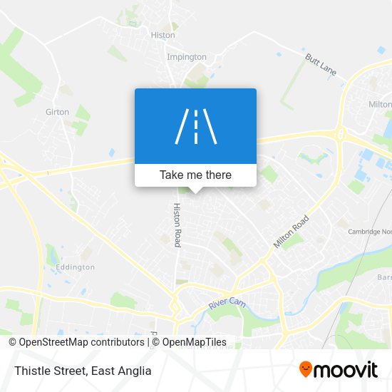 Thistle Street map