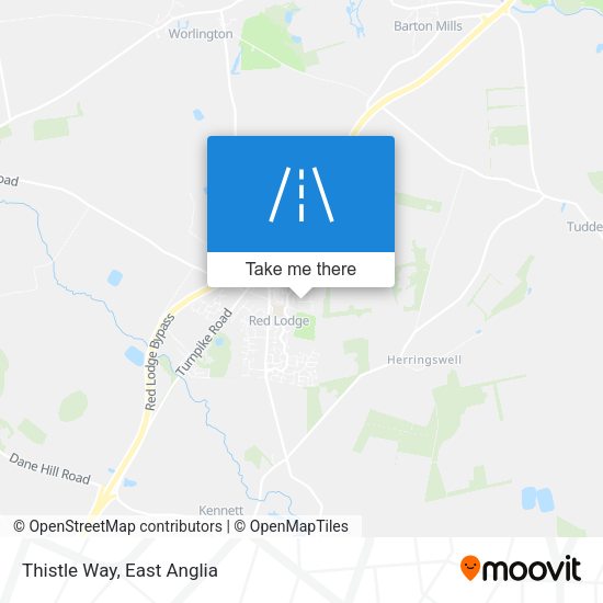 Thistle Way map