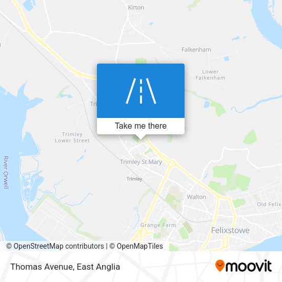 Thomas Avenue map