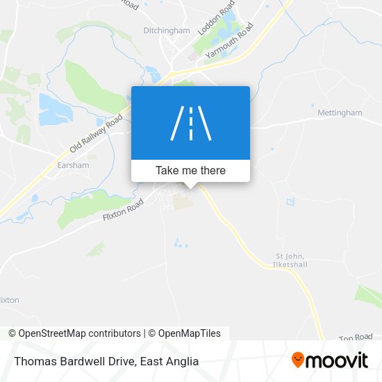 Thomas Bardwell Drive map