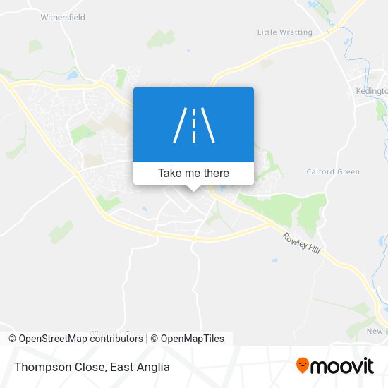 Thompson Close map