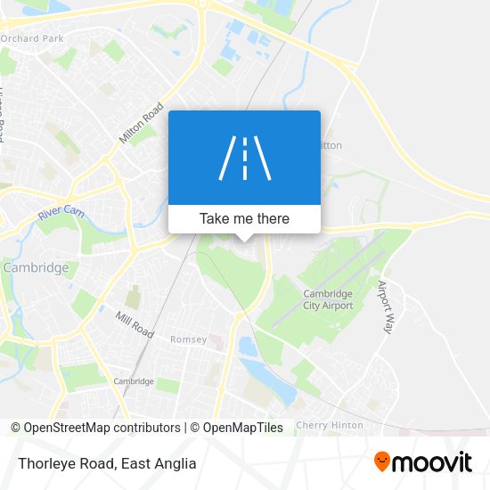 Thorleye Road map