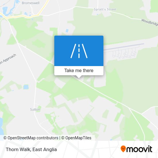 Thorn Walk map