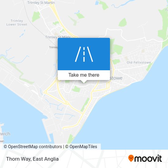 Thorn Way map