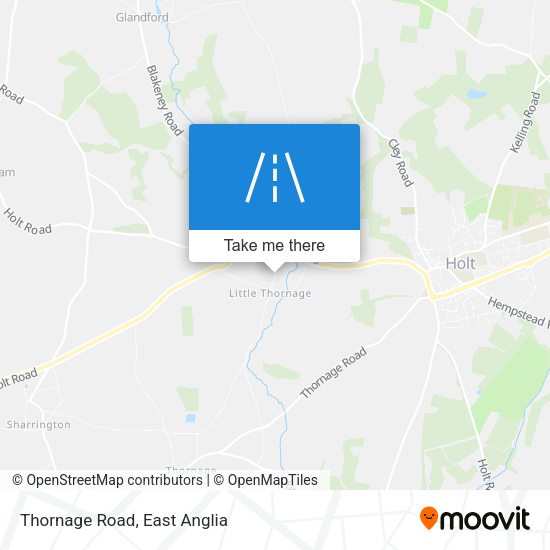 Thornage Road map