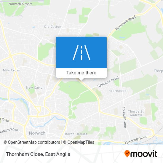 Thornham Close map