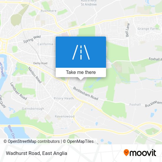 Wadhurst Road map