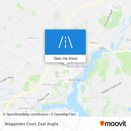 Waggoners Court map