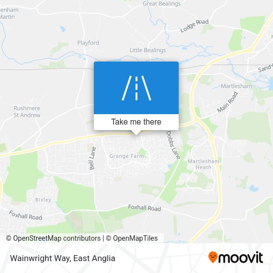 Wainwright Way map
