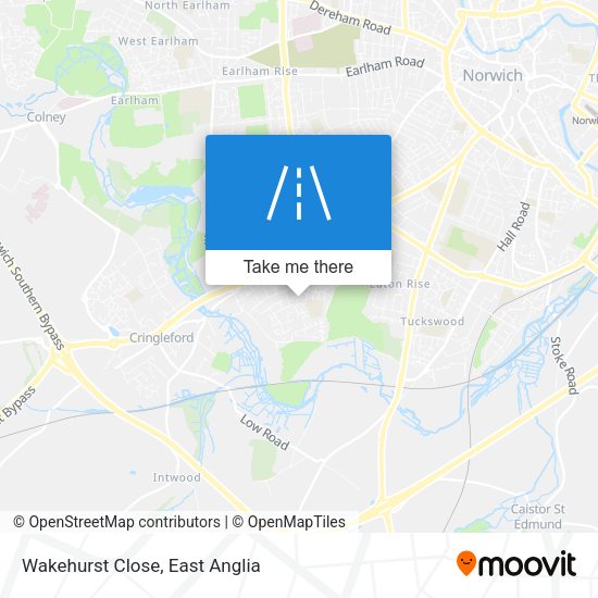 Wakehurst Close map