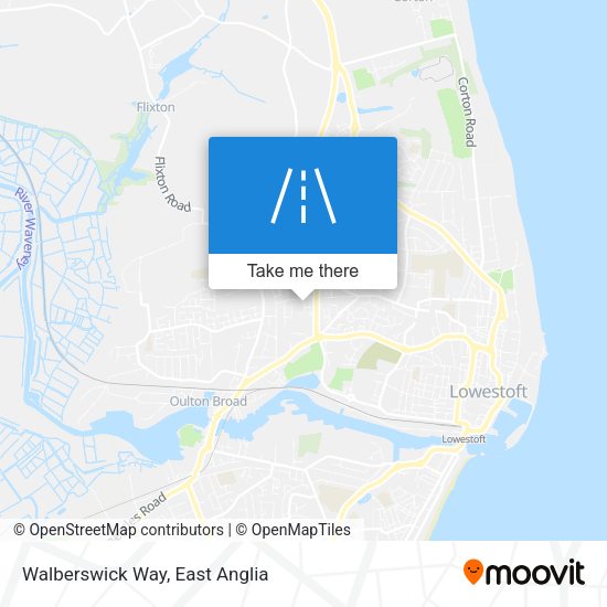 Walberswick Way map