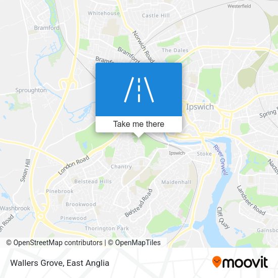 Wallers Grove map