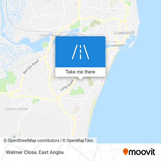 Walmer Close map