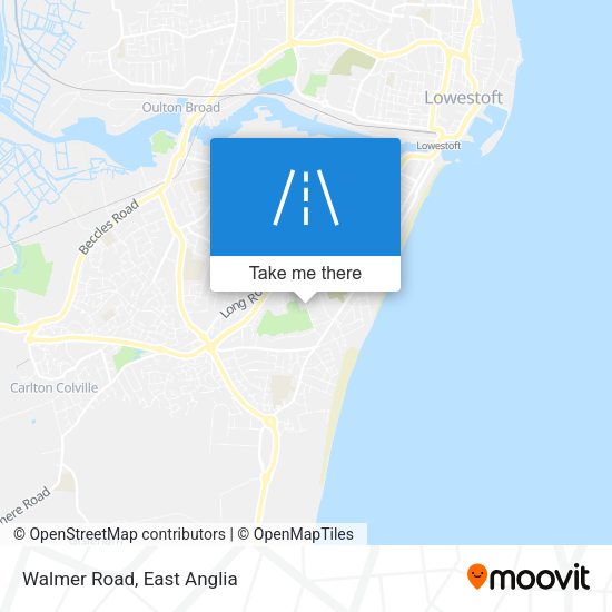 Walmer Road map