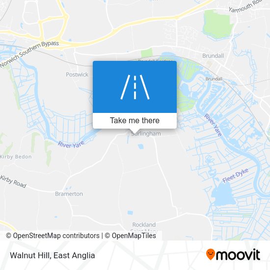 Walnut Hill map