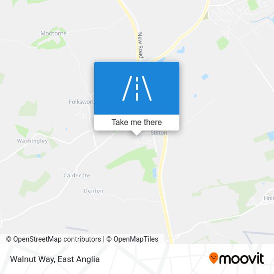Walnut Way map