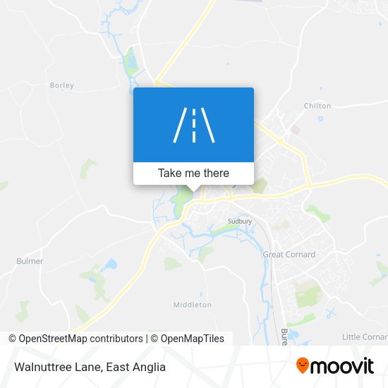 Walnuttree Lane map