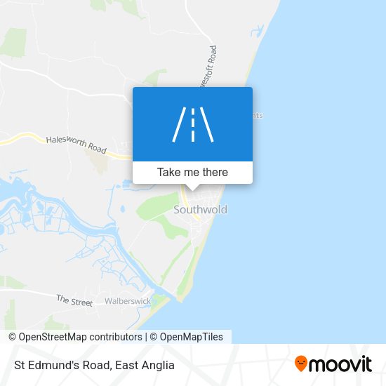 St Edmund's Road map