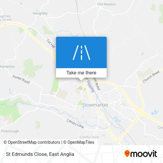 St Edmunds Close map