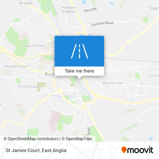 St James Court map