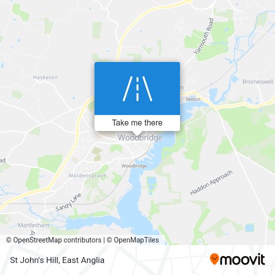 St John's Hill map