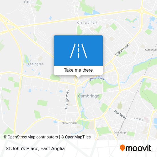 St John's Place map