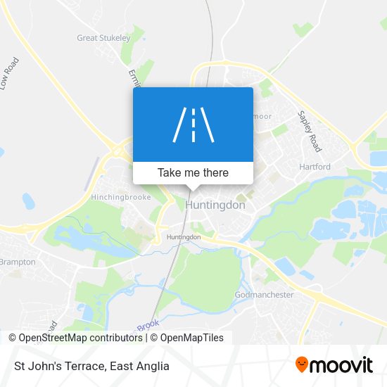 St John's Terrace map