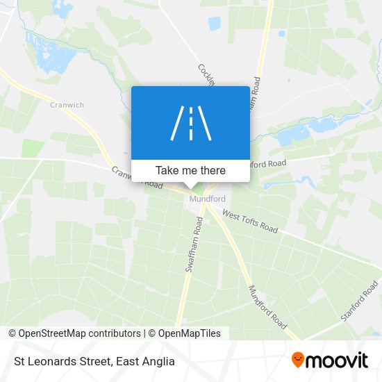 St Leonards Street map