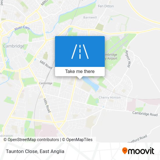 Taunton Close map