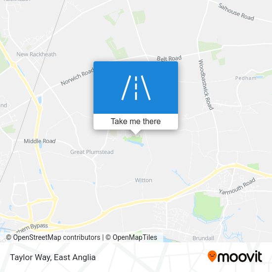 Taylor Way map