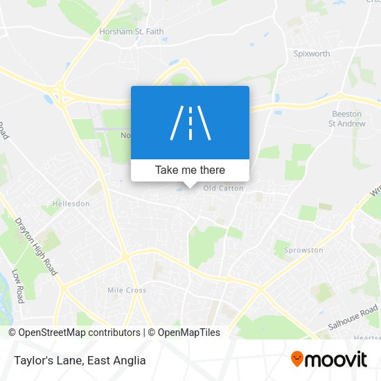 Taylor's Lane map