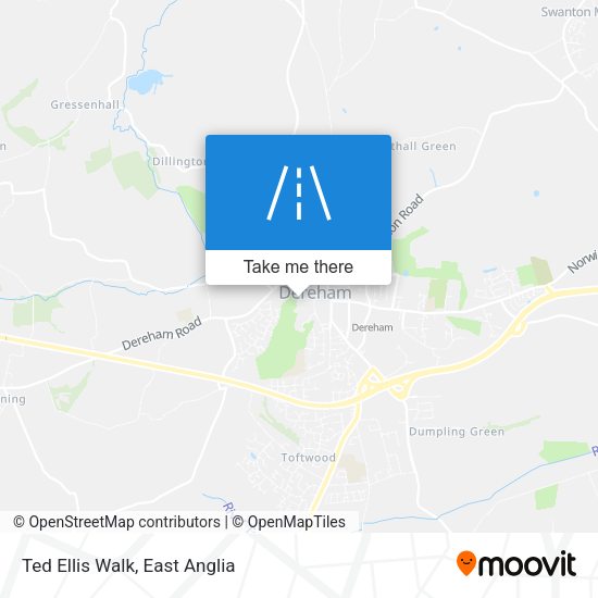 Ted Ellis Walk map